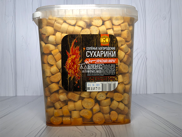Сухарики с красной икрой в Краснознаменске