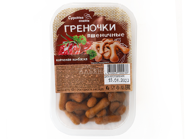 Сурские (ПШЕНИЧНЫЕ) Копченая колбаска (100 гр) в Краснознаменске