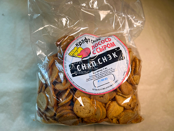 Снапсы ПШЕНИЧНЫЕ "Лосось с сыром" в Краснознаменске