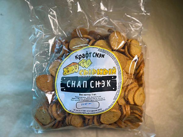 Снапсы ПШЕНИЧНЫЕ "Сыр" в Краснознаменске
