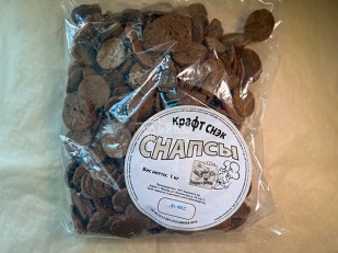 Фрайчизы со вкусом острый томат (100 гр.): СНАПСЫ гренки со вкусом холодец и хрен