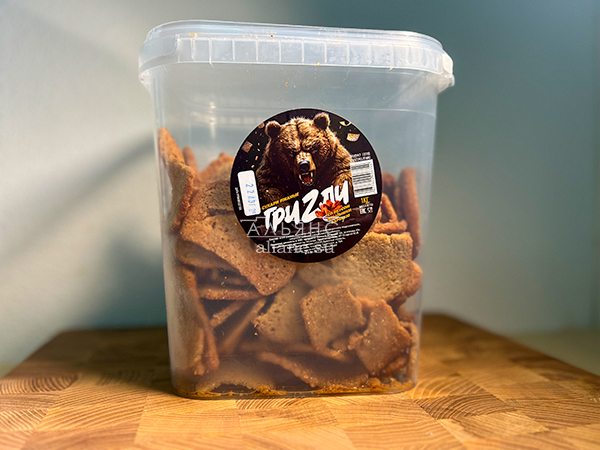 Ведро Ржаные гренки со вкусом Крылышки Барбекю (1 кг) в Краснознаменске