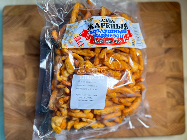 Жареный сыр "ВКУСНЯШКА" со вкусом пармезан (500 гр) в Краснознаменске