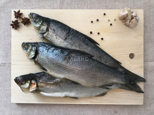 Пелядь вяленая крупная потрошеная: Сырок вяленый