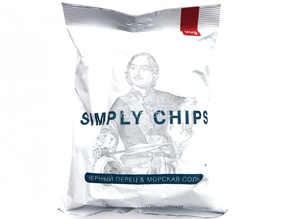 Картофельные чипсы "Simple chips" Морская соль и черный перец 80 гр. в Краснознаменске
